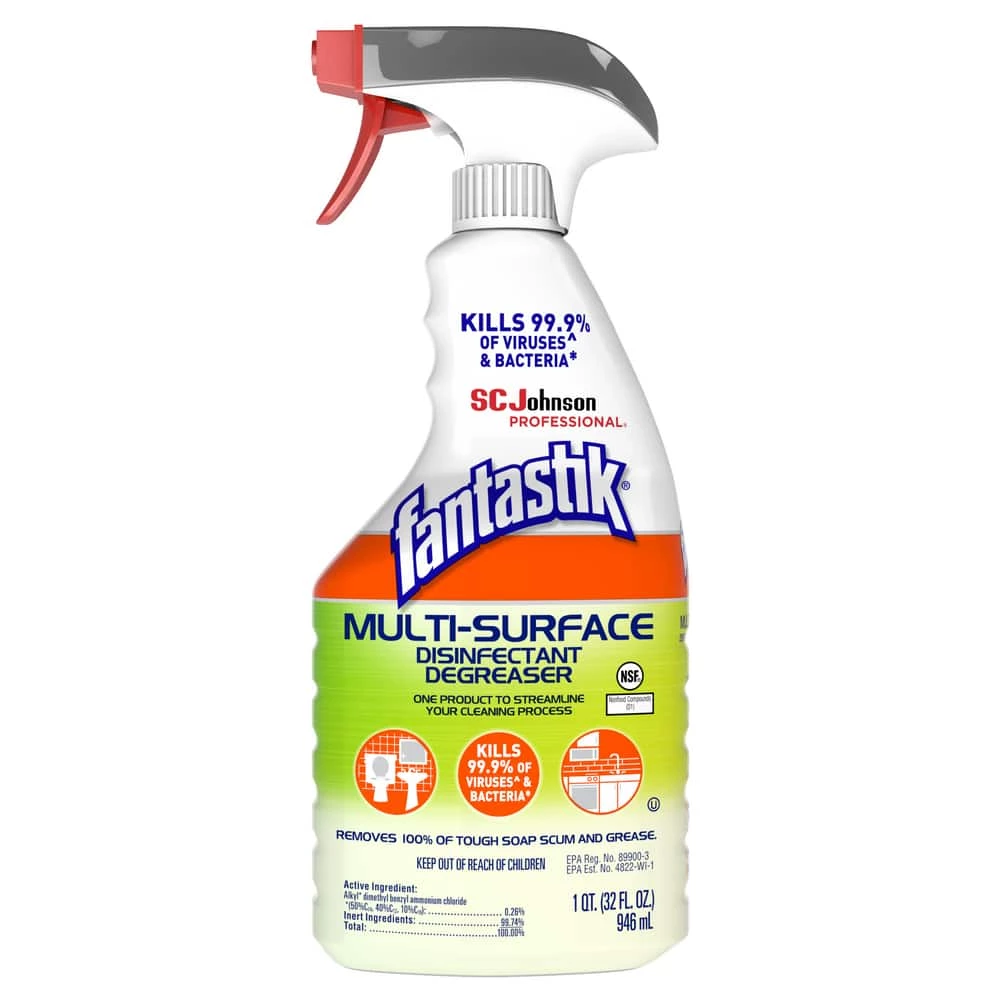 Budget 🌟 Fantastik 32 oz. Multi Surface Disinfectant, Cleaner and Degreaser (Case of 8) ✨