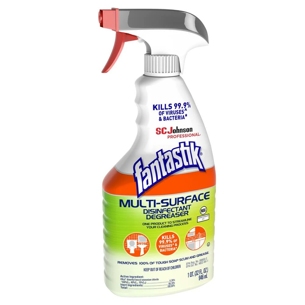 Budget 🌟 Fantastik 32 oz. Multi Surface Disinfectant, Cleaner and Degreaser (Case of 8) ✨ - Image 3