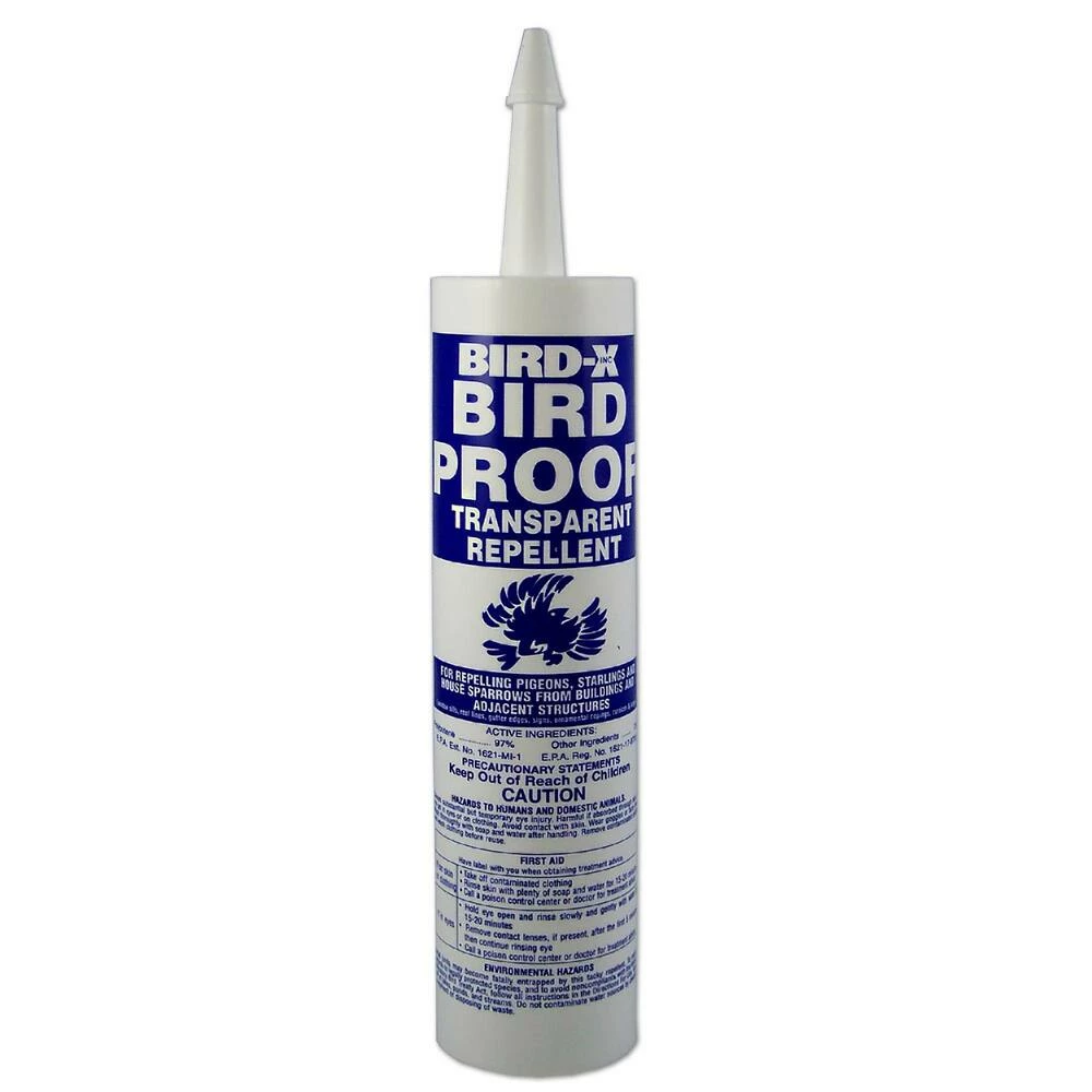 Hot Sale ๐ฅฐ Bird-X 10.5 oz. Bird Repellent Gel in Clear โจ