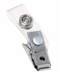 Best Sale 🔔 Swingline GBC® 1-1/2 in. Metal Badge Clip with Plastic Strap (100 Pack) 💯