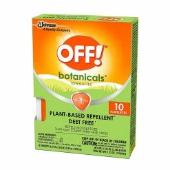 Buy ⭐ OFF! 0.12 oz. Botanicals Insecticide Repellant Towellets (Case of 8) ✔️