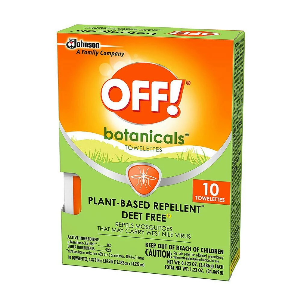 Buy ⭐ OFF! 0.12 oz. Botanicals Insecticide Repellant Towellets (Case of 8) ✔️