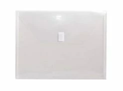 Deals 🔔 Jam Paper 9-3/4 x 13 in. Plastic Envelope with Hook and Loop Closure Letter Booklet (12 Pack) 👏